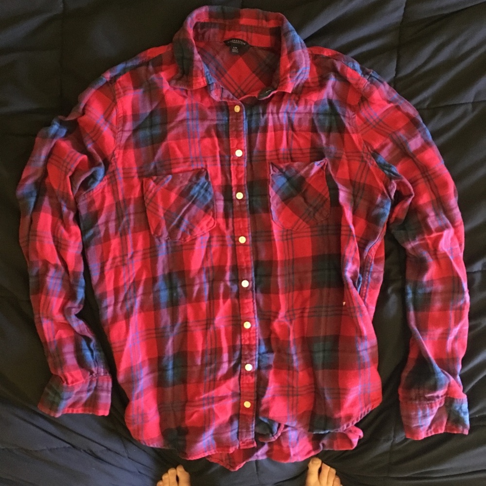 Button Up Flannel Shirt